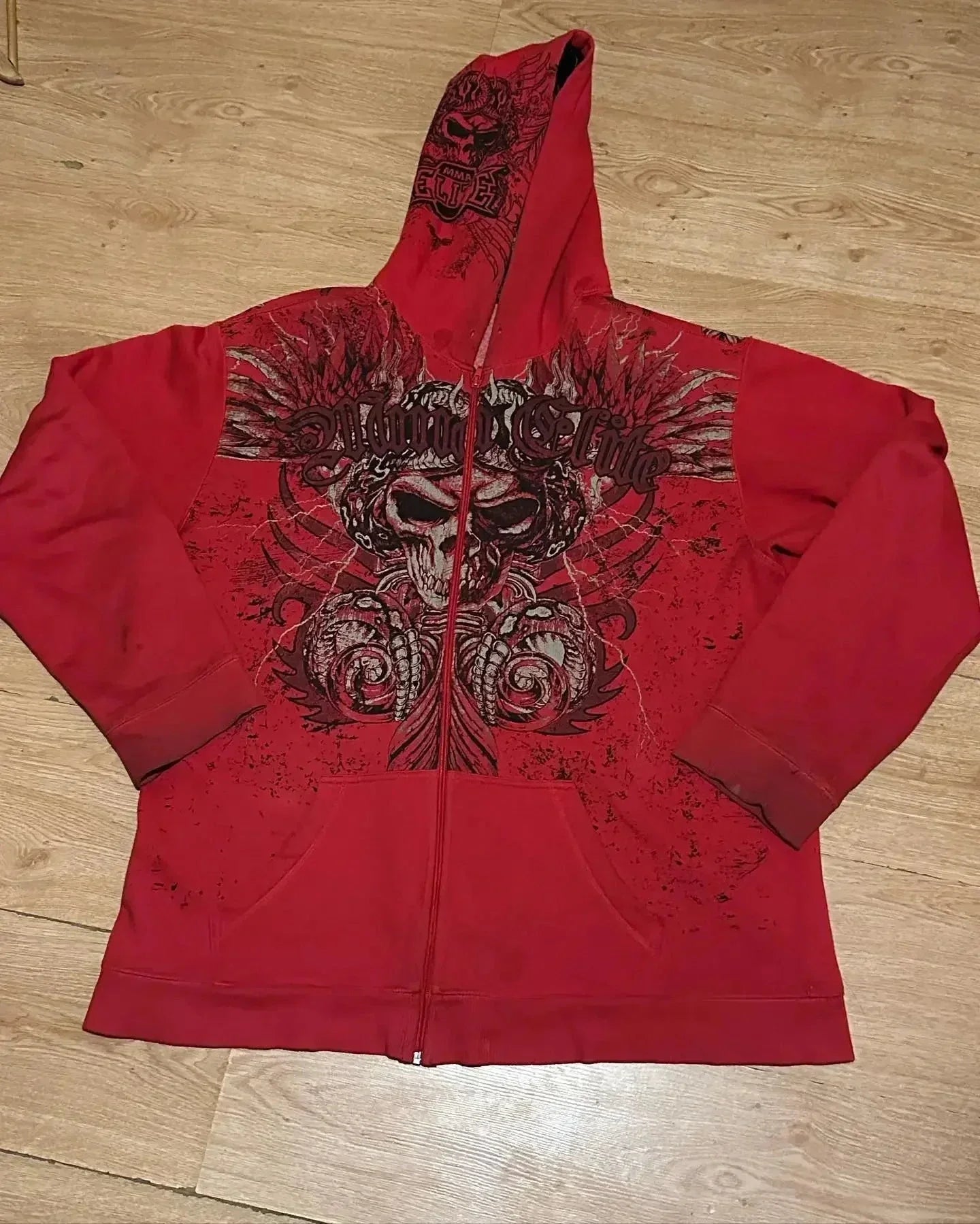 Women’s Y2K Fleece Zip-Up Hoodie – Streetwear Hip Hop Punk Style Loose Sweatshirt for All Seasons